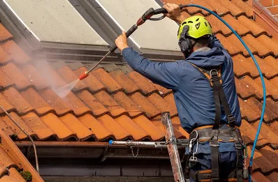 Démoussage et hydrofuge de toiture à Soulignac